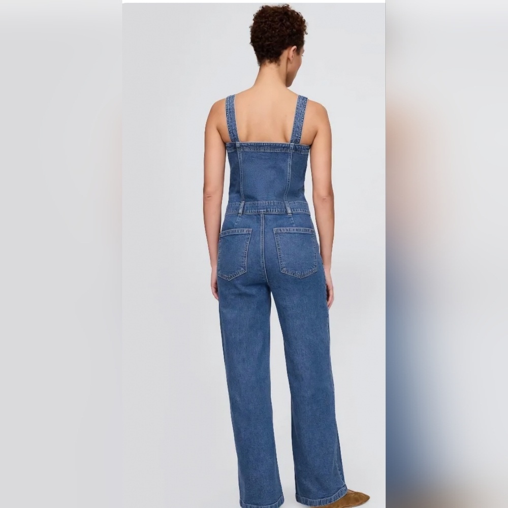 GAP Women's Blue Denim Overalls - Picture 5 of 5
